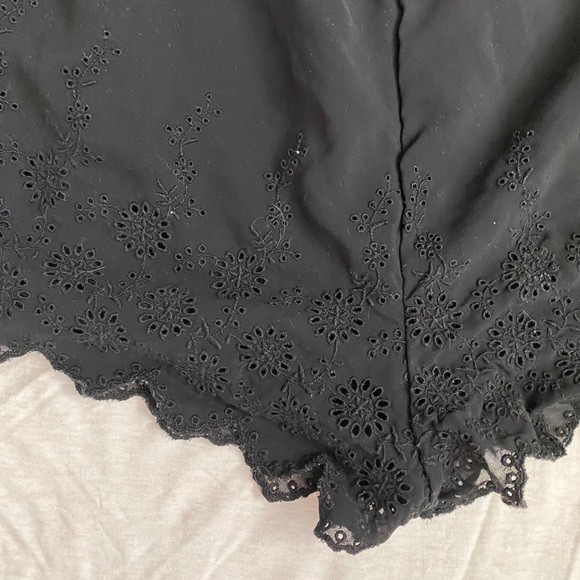 Nordstrom’s Frenchi Black Flowy Shorts - Picture 3 of 5